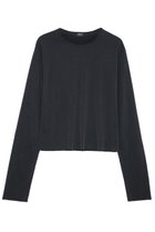 【イリスフォーセブン/IRIS 47】のvelvety long トップス 人気、トレンドファッション・服の通販 founy(ファニー) ファッション Fashion レディースファッション Fashion for Women トップス・カットソー Cut & Sew Tops シャツ・ブラウス・オフィスカジュアル Elegant Blouses & Button-Ups ロングTシャツ・Tシャツ Longline T-Shirts & Tees カットソー・ベーシックTシャツ Cut-and-Sewn Tops / Stretch Tees & Basics エレガント 上品 Elegant カットソー Cut and Sewn Top シンプル Simple, Minimal スリーブ Sleeve, Long Sleeve / Short Sleeve ドレープ Drape, Draping Fabric ロング Long, Long-Length thumbnail ブラック|ID: prp329100004890008 ipo3291000000036540234
