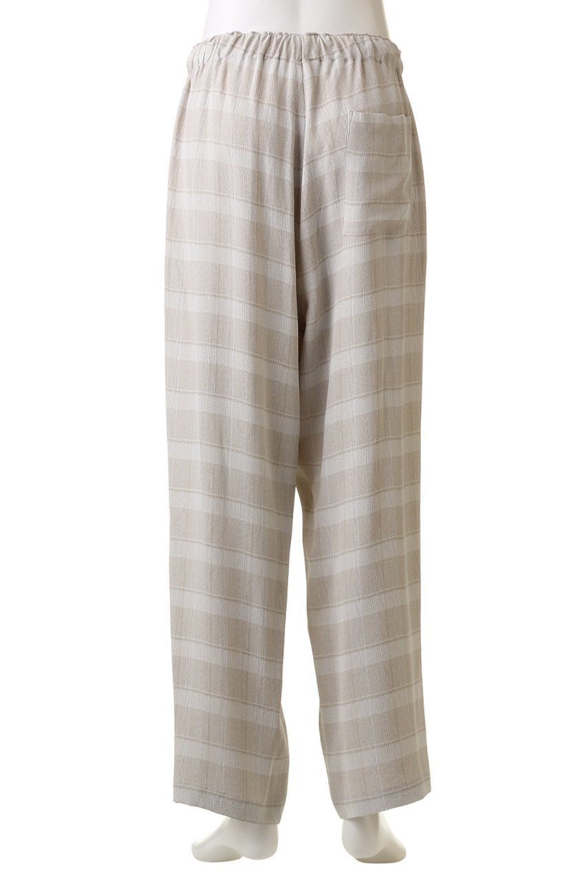 【ヨーク/YOKE】の【UNISEX】プラッドジャカード イージーパンツ 人気、トレンドファッション・服の通販 founy(ファニー) 　ファッション　Fashion　レディースファッション　Fashion for Women　パンツ　Pants & Trousers　ユニセックス　Unisex, Genderless　なめらか　Smooth, Silky Texture　クラシカル　Classical, Vintage-Inspired　シンプル　Simple, Minimal　エレガント 上品　Elegant　other-4|ID: prp329100004890178 ipo3291000000036542807