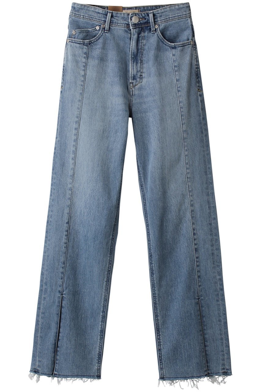 【ヤヌーク/YANUK】のボーイズストレート【LEA】 人気、トレンドファッション・服の通販 founy(ファニー) 　ファッション　Fashion　レディースファッション　Fashion for Women　パンツ　Pants & Trousers　デニムパンツ・ジーンズ・美脚デニム　Denim Jeans & Pants　シンプル　Simple, Minimal　ストレート　Straight, Straight Cut　スリット　Slit, Slit Detail　デニム　Denim, Jeans Material　パターン　Pattern, Design Print　フロント　Front, Front Design　ロング　Long, Long-Length　 other-1|ID: prp329100004890189 ipo3291000000036543024