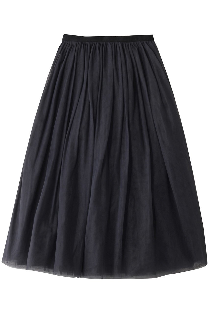 【ハー/HER.】のチュールスカート インテリア・キッズ・メンズ・レディースファッション・服の通販 founy(ファニー) 　ファッション　Fashion　レディースファッション　Fashion for Women　スカート　Skirts　ロングスカート　Long Skirts / Maxi & Midi Skirts　ギャザー　Gathered, Ruffled　シンプル　Simple, Minimal　チュール　Tulip, Tulip Motif　ロング　Long, Long-Length　チャコールグレー|ID: prp329100004890229 ipo3291000000036543687