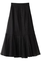 【マリリンムーン/MARILYN MOON】のシアースターチコットンスカート 人気、トレンドファッション・服の通販 founy(ファニー) ファッション Fashion レディースファッション Fashion for Women スカート Skirts ロングスカート Long Skirts / Maxi & Midi Skirts インド Indian Textile ギャザー Gathered, Ruffled シアー Sheer, See-Through シンプル Simple, Minimal ティアード Tiered, Tiered Style パイピング Piping, Trim Design モダン Modern, Contemporary リュクス Luxury, Elegant, High-End, Chic ロング Long, Long-Length thumbnail ブラック|ID: prp329100004890243 ipo3291000000036543992