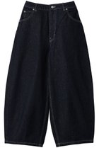 【ミディウミ/MidiUmi】のhi-waist curved denim デニム navy|ID: prp329100004890307 ipo3291000000036832975