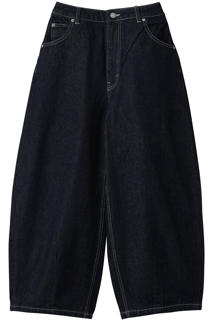 【ミディウミ/MidiUmi】のhi-waist curved denim デニム インテリア・キッズ・メンズ・レディースファッション・服の通販 founy(ファウニー) 　ファッション　Fashion　レディースファッション　Fashion for Women　パンツ　Pants & Trousers　デニムパンツ・ジーンズ・美脚デニム　Denim Jeans & Pants　おすすめ　Recommended / Our Picks　デニム　Denim, Jeans Material　トレンド　Trend, Trending Now　定番　Standard, Basic Item　navy|ID: prp329100004890307 ipo3291000000036832975