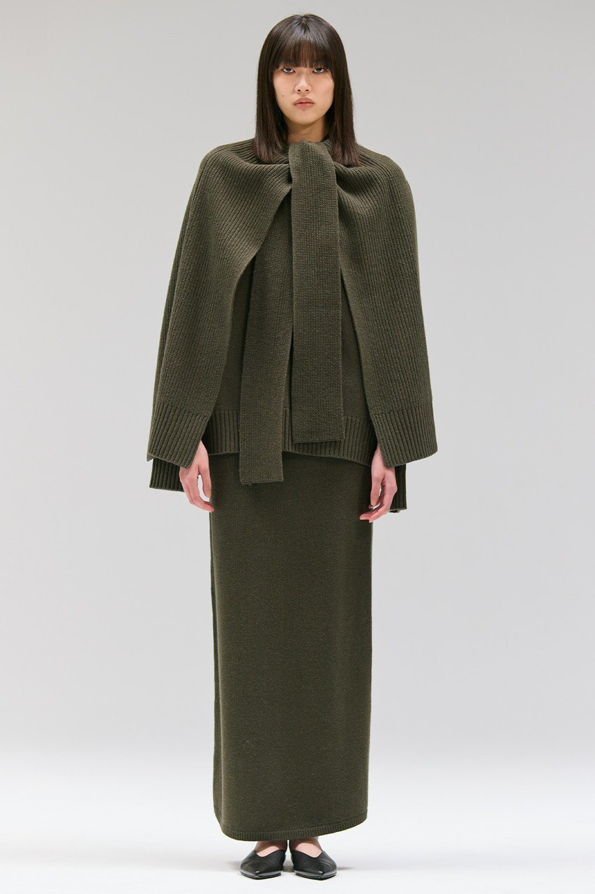 【セアン/SCEARN】のWOOL SILK LOW-GAUGE ロングスカート 大人の最旬トレンドファッション＆コーディネート founy(ファウニー) 　ファッション　Fashion　レディースファッション　Fashion for Women　スカート　Skirts　ロングスカート　Long Skirts / Maxi & Midi Skirts　シルク　Silk, 100% Silk　ロング　Long, Long-Length　A/W・秋冬　Autumn/Winter　other-6|ID: prp329100004890312 ipo3291000000036545201