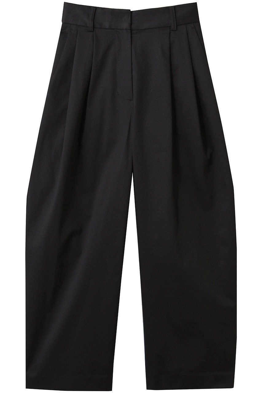 【ミディウミソリッド/MIDIUMISOLID】のcropped wide PT.M パンツ インテリア・キッズ・メンズ・レディースファッション・服の通販 founy(ファウニー) 　ファッション　Fashion　レディースファッション　Fashion for Women　パンツ　Pants & Trousers　クロップド　Cropped, Short Length　シンプル　Simple, Minimal　エレガント 上品　Elegant　black|ID: prp329100004890364 ipo3291000000036545728