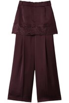 【メゾンスペシャル/MAISON SPECIAL】のSatin Skirt Pants/サテンスカートパンツ 大人の最旬トレンドファッション&コーディネート founy(ファウニー) ファッション Fashion レディースファッション Fashion for Women スカート Skirts パンツ Pants & Trousers サテン Satin, Glossy Fabric フェミニン Feminine, Girly レース Lace, Lace Fabric thumbnail BRD(ボルドー)|ID: prp329100004890376 ipo3291000000036545833
