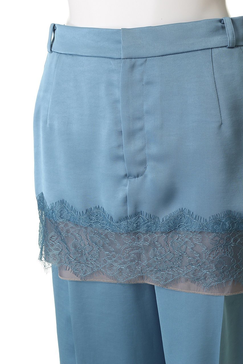 【メゾンスペシャル/MAISON SPECIAL】のSatin Skirt Pants/サテンスカートパンツ 大人の最旬トレンドファッション&コーディネート founy(ファウニー) ファッション Fashion レディースファッション Fashion for Women スカート Skirts パンツ Pants & Trousers サテン Satin, Glossy Fabric フェミニン Feminine, Girly レース Lace, Lace Fabric other-5|ID: prp329100004890376 ipo3291000000036545844
