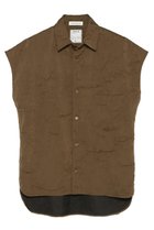 【マディソンブルー/MADISONBLUE】のJ.BRADLEY SLEEVELESS SHIRT SATIN サテンスリーブレスシャツ 人気、トレンドファッション・服の通販 founy(ファニー) ファッション Fashion レディースファッション Fashion for Women トップス・カットソー Cut & Sew Tops シャツ・ブラウス・オフィスカジュアル Elegant Blouses & Button-Ups サテン Satin, Glossy Fabric ショート Short, Short Length スリーブ Sleeve, Long Sleeve / Short Sleeve ドレープ Drape, Draping Fabric ノースリーブ Sleeveless, No-Sleeve フレンチ French, French Style ボンディング Bonding, Bonded Fabric ワッシャー Washer, Crinkled Finish エレガント 上品 Elegant 定番 Standard, Basic Item thumbnail ブラウン|ID: prp329100004890440 ipo3291000000036546369