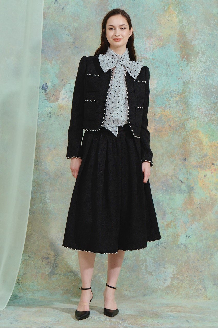 【コルコバード/CORCOVADO】のパールトリムツイードジャケット 人気、トレンドファッション・服の通販 founy(ファニー) ファッション Fashion レディースファッション Fashion for Women アウター Coat / Outerwear Collection レディースジャケット・軽アウター Jackets エレガント 上品 Elegant クラシカル Classical, Vintage-Inspired ジャケット Jacket, Outerwear ツイード Twill, Twill Weave パーティ Party, Party Style パール Pearl, Pearl Accent フォルム Silhouette, Form リュクス Luxury, Elegant, High-End, Chic other-8|ID: prp329100004890445 ipo3291000000036546440