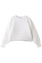 【スリー ドッツ/three dots】のスポンジースムース ポップコーンプルオーバー 人気、トレンドファッション・服の通販 founy(ファニー) ファッション Fashion レディースファッション Fashion for Women トップス・カットソー Cut & Sew Tops ニット Knit Tops & Sweaters カジュアルプルオーバー・ニットトップス Pullovers & Knit Tops / Casual Pullovers エレガント 上品 Elegant シンプル Simple, Minimal セーター Sweater, Knitwear ボトム Bottoms, Lower Wear 再入荷 Restock / Back in Stock thumbnail ホワイト|ID: prp329100004890480 ipo3291000000036546653