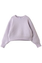 【スリー ドッツ/three dots】のスポンジースムース ポップコーンプルオーバー 人気、トレンドファッション・服の通販 founy(ファニー) ファッション Fashion レディースファッション Fashion for Women トップス・カットソー Cut & Sew Tops ニット Knit Tops & Sweaters カジュアルプルオーバー・ニットトップス Pullovers & Knit Tops / Casual Pullovers エレガント 上品 Elegant シンプル Simple, Minimal セーター Sweater, Knitwear ボトム Bottoms, Lower Wear 再入荷 Restock / Back in Stock thumbnail パープル|ID: prp329100004890480 ipo3291000000036546654