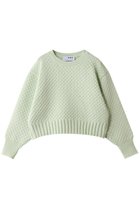 【スリー ドッツ/three dots】のスポンジースムース ポップコーンプルオーバー 人気、トレンドファッション・服の通販 founy(ファニー) ファッション Fashion レディースファッション Fashion for Women トップス・カットソー Cut & Sew Tops ニット Knit Tops & Sweaters カジュアルプルオーバー・ニットトップス Pullovers & Knit Tops / Casual Pullovers エレガント 上品 Elegant シンプル Simple, Minimal セーター Sweater, Knitwear ボトム Bottoms, Lower Wear 再入荷 Restock / Back in Stock thumbnail ミント|ID: prp329100004890480 ipo3291000000036546656