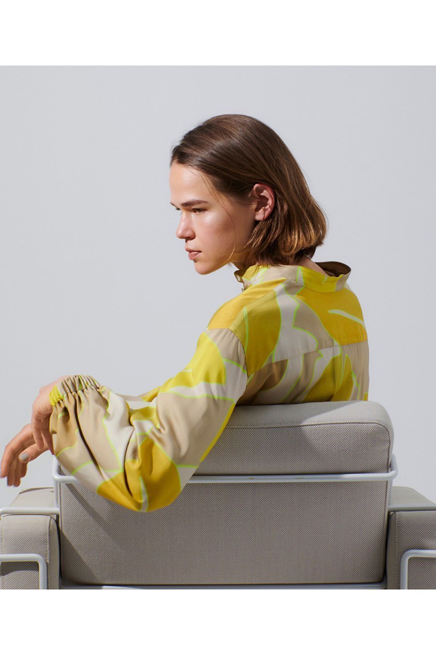 【アルアバイル/allureville】のFASACリーフプリントギャザーワンピース 人気、トレンドファッション・服の通販 founy(ファニー) ファッション Fashion レディースファッション Fashion for Women ワンピース Dresses チュニック Tunic Tops & Dresses イタリア Italy スタンド Stand Collar, Upright Stand チュニック Tunic, Long Top プリント Print, Printed Pattern モダン Modern, Contemporary リゾート Resort, Vacation Style リラックス Relax, Relaxed Fit リーフ Leaf, Botanical Leaf ロング Long, Long-Length エレガント 上品 Elegant 再入荷 Restock / Back in Stock other-7|ID: prp329100004890487 ipo3291000000036546750