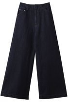 【ランバン オン ブルー/LANVIN en Bleu】のデニムワイドパンツ ネイビー|ID: prp329100004890494 ipo3291000000036546797