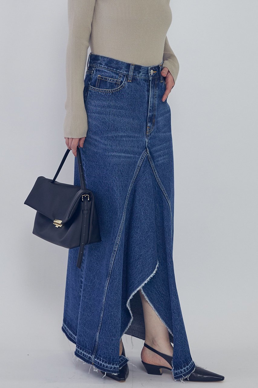 【プルミエ アロンディスモン/1er Arrondissement】のデニムスカート 人気、トレンドファッション・服の通販 founy(ファニー) ファッション Fashion レディースファッション Fashion for Women スカート Skirts デニムスカート・カジュアルスカート Denim Skirts ロングスカート Long Skirts / Maxi & Midi Skirts デニム Denim, Jeans Material フレア Flare, Flared フロント Front, Front Design リメイク Remake, Reconstructed ロング Long, Long-Length ヴィンテージ Vintage Style other-1|ID: prp329100004890503 ipo3291000000036546877