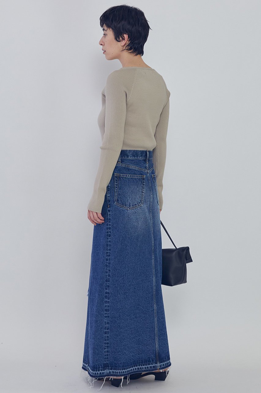 【プルミエ アロンディスモン/1er Arrondissement】のデニムスカート 人気、トレンドファッション・服の通販 founy(ファニー) ファッション Fashion レディースファッション Fashion for Women スカート Skirts デニムスカート・カジュアルスカート Denim Skirts ロングスカート Long Skirts / Maxi & Midi Skirts デニム Denim, Jeans Material フレア Flare, Flared フロント Front, Front Design リメイク Remake, Reconstructed ロング Long, Long-Length ヴィンテージ Vintage Style other-6|ID: prp329100004890503 ipo3291000000036546883