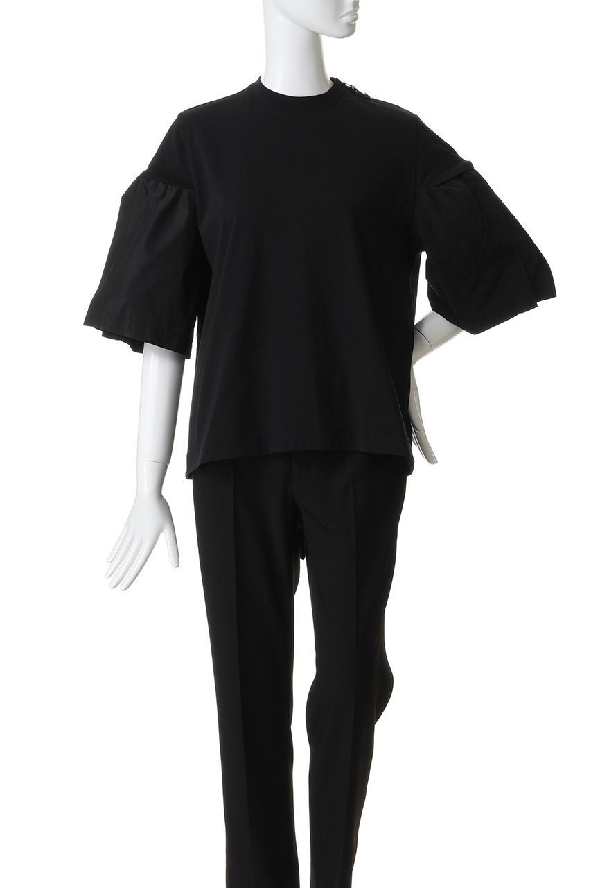 【フェニックス/Phenix】のASYMMETRIC DRAPE TIE BLOUSE TEE 人気、トレンドファッション・服の通販 founy(ファニー) 　ファッション　Fashion　レディースファッション　Fashion for Women　トップス・カットソー　Cut & Sew Tops　シャツ・ブラウス・オフィスカジュアル　Elegant Blouses & Button-Ups　ロングTシャツ・Tシャツ　Longline T-Shirts & Tees　カットソー・ベーシックTシャツ　Cut-and-Sewn Tops / Stretch Tees & Basics　ショルダー　Shoulder, Shoulder Strap　ショート　Short, Short Length　シンプル　Simple, Minimal　スタイリッシュ　Stylish, Fashionable　スリーブ　Sleeve, Long Sleeve / Short Sleeve　モチーフ　Motif, Design Theme　other-2|ID: prp329100004890548 ipo3291000000036547233