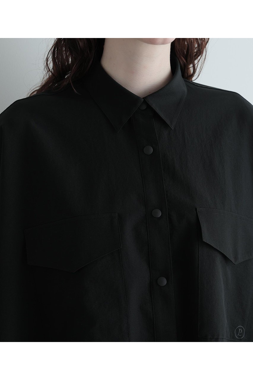 【ル フィル/LE PHIL】の《LE PHIL SPORTS》クールドットオーバーブラウス 人気、トレンドファッション・服の通販 founy(ファニー) 　ファッション　Fashion　レディースファッション　Fashion for Women　トップス・カットソー　Cut & Sew Tops　シャツ・ブラウス・オフィスカジュアル　Elegant Blouses & Button-Ups　インナー　Innerwear　シンプル　Simple, Minimal　スタンダード　Standard, Basic　スリーブ　Sleeve, Long Sleeve / Short Sleeve　ドット　Polka Dot, Dot Pattern　ドレープ　Drape, Draping Fabric　バランス　Balance, Style Balance　フロント　Front, Front Design　ポケット　Pocket, Pocket Detail　ラウンド　Round, Round Neck　リラックス　Relax, Relaxed Fit　ロング　Long, Long-Length　半袖　Short Sleeve, Half Sleeve　other-8|ID: prp329100004890551 ipo3291000000036547276