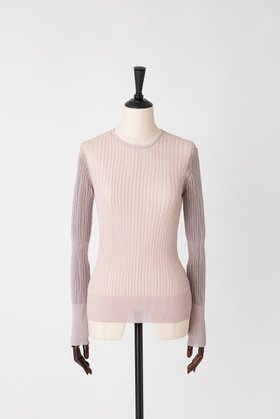 【オーヴィル/EAUVIRE】のシアーリブニット 人気、トレンドファッション・服の通販 founy(ファニー) ファッション Fashion レディースファッション Fashion for Women トップス・カットソー Cut & Sew Tops ニット Knit Tops & Sweaters カジュアルプルオーバー・ニットトップス Pullovers & Knit Tops / Casual Pullovers おすすめ Recommended / Our Picks キャミソール Camisole, Spaghetti Strap Top |ID:prp329100004890589