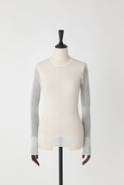 【オーヴィル/EAUVIRE】のシアーリブニット 人気、トレンドファッション・服の通販 founy(ファニー) ファッション Fashion レディースファッション Fashion for Women トップス・カットソー Cut & Sew Tops ニット Knit Tops & Sweaters カジュアルプルオーバー・ニットトップス Pullovers & Knit Tops / Casual Pullovers おすすめ Recommended / Our Picks キャミソール Camisole, Spaghetti Strap Top thumbnail ホワイト|ID: prp329100004890589 ipo3291000000036547678