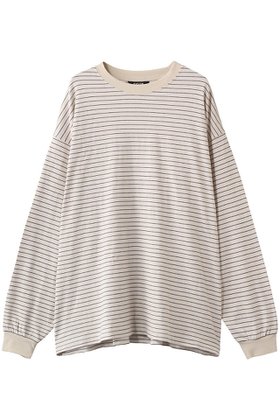 【エビコン/EVCON】の【UNISEX】BORDER WIDE L/S TEE 人気、トレンドファッション・服の通販 founy(ファニー) ファッション Fashion レディースファッション Fashion for Women トップス・カットソー Cut & Sew Tops シャツ・ブラウス・オフィスカジュアル Elegant Blouses & Button-Ups ロングTシャツ・Tシャツ Longline T-Shirts & Tees カットソー・ベーシックTシャツ Cut-and-Sewn Tops / Stretch Tees & Basics ユニセックス Unisex, Genderless スリーブ Sleeve, Long Sleeve / Short Sleeve バランス Balance, Style Balance ボトム Bottoms, Lower Wear ボーダー Border, Stripe ロング Long, Long-Length ワイド Wide, Wide Fit |ID:prp329100004890615