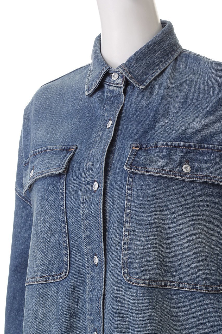 【ヘルシーデニム/Healthy Denim】のAlmond スーパービッグシャツ 人気、トレンドファッション・服の通販 founy(ファニー) ファッション Fashion レディースファッション Fashion for Women トップス・カットソー Cut & Sew Tops シャツ・ブラウス・オフィスカジュアル Elegant Blouses & Button-Ups スリーブ Sleeve, Long Sleeve / Short Sleeve チュニック Tunic, Long Top ビッグ Big, Oversized ポケット Pocket, Pocket Detail ロング Long, Long-Length 羽織 Haori, Light Jacket other-5|ID: prp329100004890648 ipo3291000000036548310