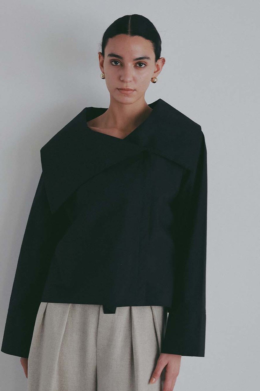 【ハー/HER.】のアシメカラーデザインブラウス 人気、トレンドファッション・服の通販 founy(ファニー) 　ファッション　Fashion　レディースファッション　Fashion for Women　トップス・カットソー　Cut & Sew Tops　シャツ・ブラウス・オフィスカジュアル　Elegant Blouses & Button-Ups　カフス　Cuff Design　スリーブ　Sleeve, Long Sleeve / Short Sleeve　タイプライター　Typewriter Fabric, Crisp Cotton　ロング　Long, Long-Length　other-4|ID: prp329100004890665 ipo3291000000036548651