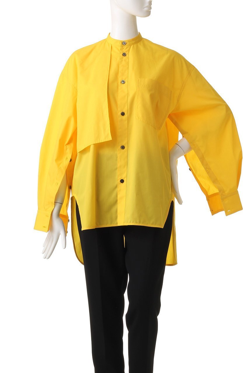 【ナゴンスタンス/nagonstans】のT/Cブロード All-round SH/シャツ 人気、トレンドファッション・服の通販 founy(ファニー) ファッション Fashion レディースファッション Fashion for Women トップス・カットソー Cut & Sew Tops シャツ・ブラウス・オフィスカジュアル Elegant Blouses & Button-Ups アシンメトリー Asymmetrical Style インナー Innerwear シンプル Simple, Minimal スリット Slit, Slit Detail スリーブ Sleeve, Long Sleeve / Short Sleeve フラップ Flap, Flap Pocket ブロード Broadcloth, Fine Cotton ラウンド Round, Round Neck ロング Long, Long-Length other-7|ID: prp329100004890682 ipo3291000000036548948