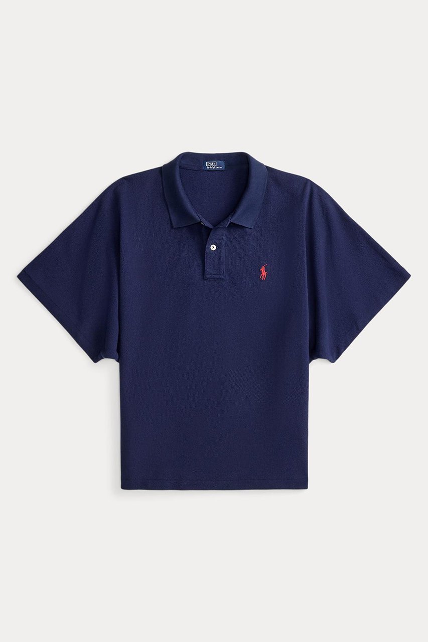 【ラルフローレン/RALPH LAUREN】の【POLO RALPH LAUREN】ドルマンスリーブ メッシュ ポロシャツ インテリア・キッズ・メンズ・レディースファッション・服の通販 founy(ファニー) ファッション Fashion レディースファッション Fashion for Women トップス・カットソー Cut & Sew Tops シャツ・ブラウス・オフィスカジュアル Elegant Blouses & Button-Ups ポロシャツ・きれいめカジュアル Smart-Casual Polo Tops ウェッジ Wedge Heels スリット Slit, Slit Detail フィット Fit, Slim Fit ポロシャツ Polo Shirt, Collared Tee メッシュ Mesh, Net Fabric モダン Modern, Contemporary エレガント 上品 Elegant ネイビー|ID: prp329100004890687 ipo3291000000036548982