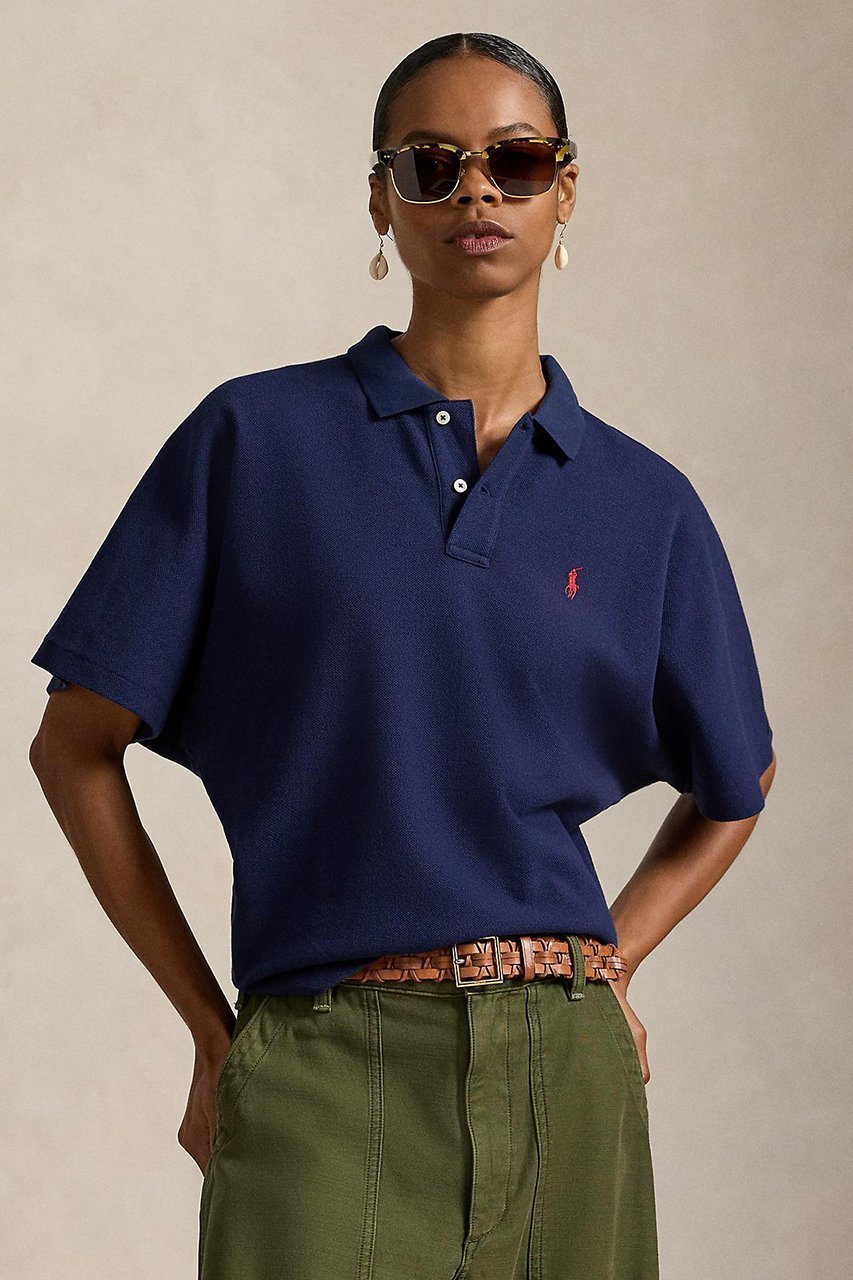 【ラルフローレン/RALPH LAUREN】の【POLO RALPH LAUREN】ドルマンスリーブ メッシュ ポロシャツ 人気、トレンドファッション・服の通販 founy(ファニー) ファッション Fashion レディースファッション Fashion for Women トップス・カットソー Cut & Sew Tops シャツ・ブラウス・オフィスカジュアル Elegant Blouses & Button-Ups ポロシャツ・きれいめカジュアル Smart-Casual Polo Tops ウェッジ Wedge Heels スリット Slit, Slit Detail フィット Fit, Slim Fit ポロシャツ Polo Shirt, Collared Tee メッシュ Mesh, Net Fabric モダン Modern, Contemporary エレガント 上品 Elegant other-5|ID: prp329100004890687 ipo3291000000036548986