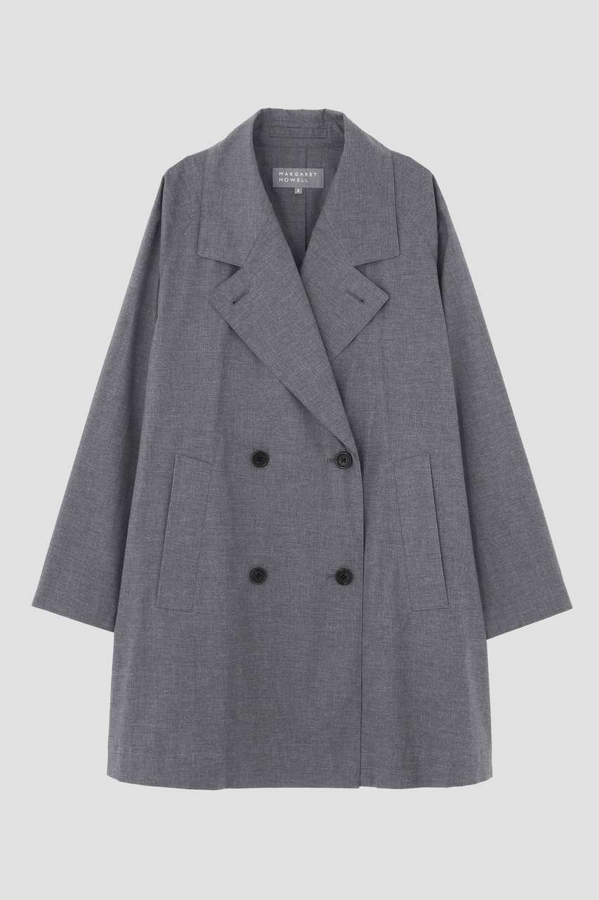 【マーガレットハウエル/MARGARET HOWELL】のFINE COTTON COATING COAT 人気、トレンドファッション・服の通販 founy(ファニー) 　ファッション　Fashion　レディースファッション　Fashion for Women　アウター　Coat / Outerwear Collection　コート・ロングコート・ピーコート　Long Coats, Peacoats & More　アクリル　Acrylic Material　コーティング　Coating, Coated Finish　ショート　Short, Short Length　マニッシュ　Mannish, Boyish　モダン　Modern, Contemporary　ロールアップ　Roll-Up, Cuffed Hem　エレガント 上品　Elegant　軽量　Lightweight, Ultra Light　other-4|ID: prp329100004890699 ipo3291000000036549085