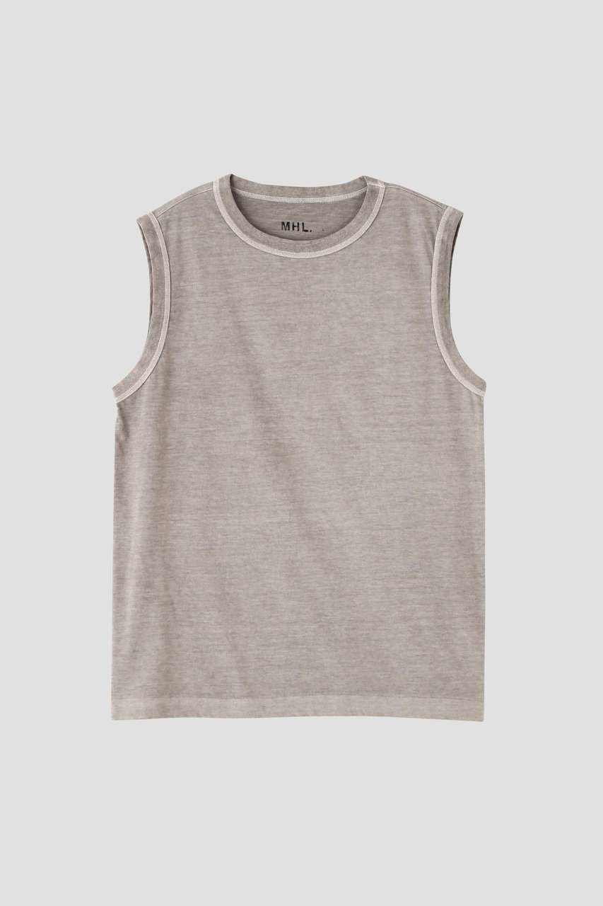 【その他のブランド/Other】のGARMENT DYE BASIC JERSEY TOP 人気、トレンドファッション・服の通販 founy(ファニー) 　ファッション　Fashion　レディースファッション　Fashion for Women　トップス・カットソー　Cut & Sew Tops　キャミソール&ノースリーブ　Camisoles & Sleeveless Tops　シャツ・ブラウス・オフィスカジュアル　Elegant Blouses & Button-Ups　ロングTシャツ・Tシャツ　Longline T-Shirts & Tees　カットソー・ベーシックTシャツ　Cut-and-Sewn Tops / Stretch Tees & Basics　インナー　Innerwear　キャミソール　Camisole, Spaghetti Strap Top　タンク　Tank Top, Sleeveless Top　新作・新入荷　New Arrivals / New In　other-4|ID: prp329100004890720 ipo3291000000036549330