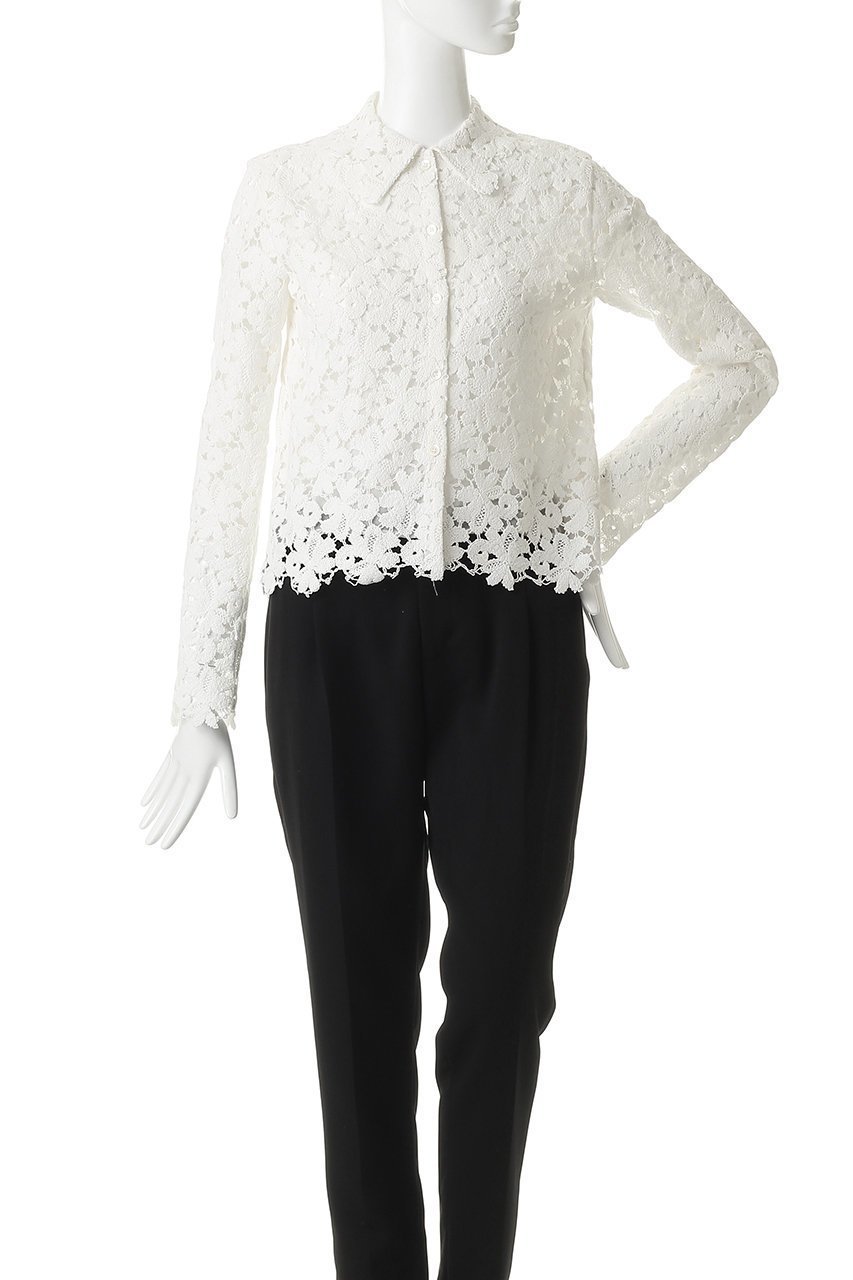 【マノフ/MANOF】のCOTTON LACE SHORT SHIRTSトップス 人気、トレンドファッション・服の通販 founy(ファニー) 　ファッション　Fashion　レディースファッション　Fashion for Women　トップス・カットソー　Cut & Sew Tops　シャツ・ブラウス・オフィスカジュアル　Elegant Blouses & Button-Ups　ロングTシャツ・Tシャツ　Longline T-Shirts & Tees　スリーブ　Sleeve, Long Sleeve / Short Sleeve　デニム　Denim, Jeans Material　フラワー　Flower, Floral　レース　Lace, Lace Fabric　ロング　Long, Long-Length　夏　Summer　新作・新入荷　New Arrivals / New In　春　Spring　S/S・春夏　SS, Spring/Summer, Warm Season　other-2|ID: prp329100004890722 ipo3291000000036549367