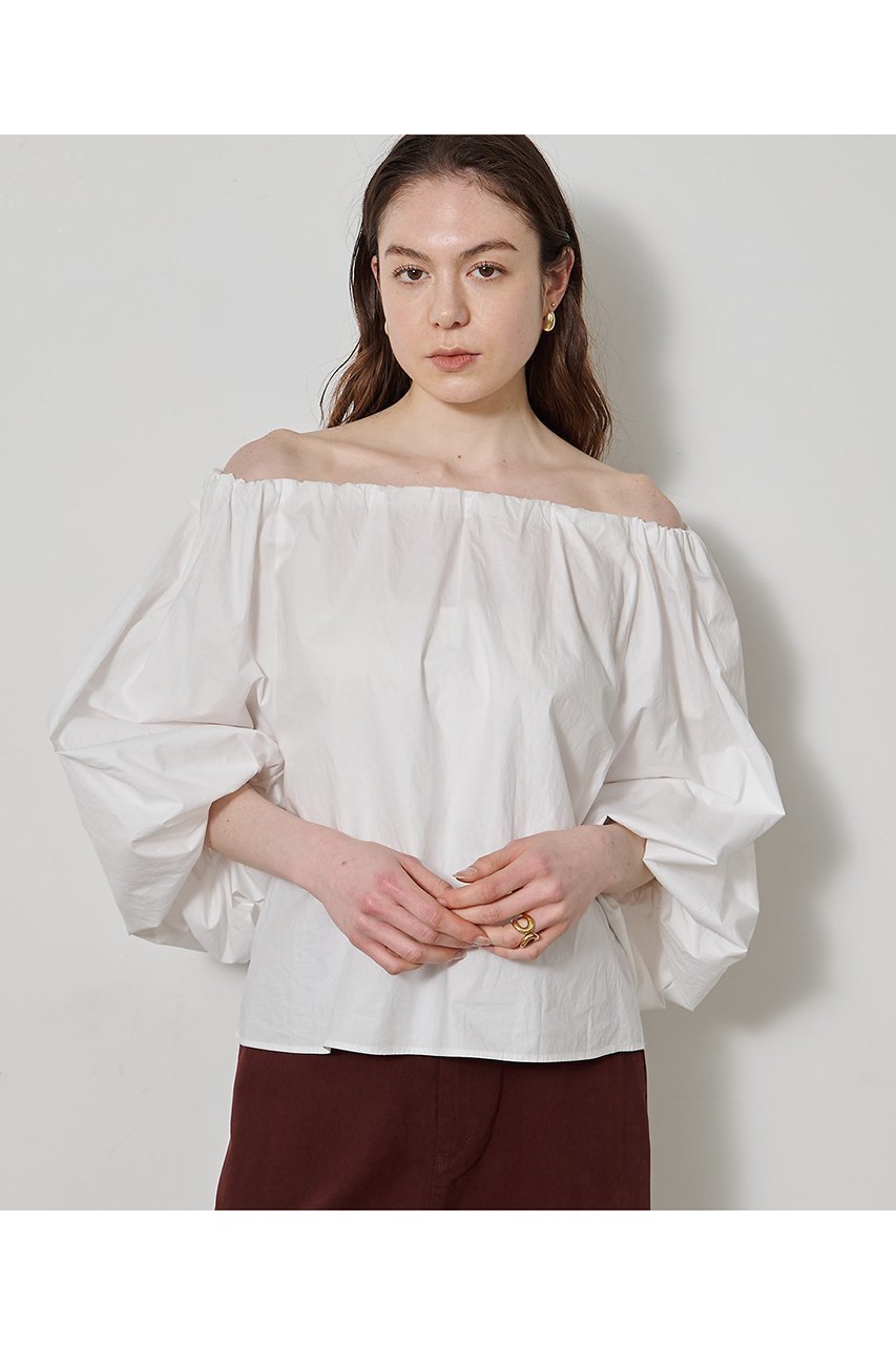 【ウィムガゼット/Whim Gazette】のタイプライターオフショルブラウス 人気、トレンドファッション・服の通販 founy(ファニー) ファッション Fashion レディースファッション Fashion for Women トップス・カットソー Cut & Sew Tops シャツ・ブラウス・オフィスカジュアル Elegant Blouses & Button-Ups おすすめ Recommended / Our Picks コーティング Coating, Coated Finish シンプル Simple, Minimal スリーブ Sleeve, Long Sleeve / Short Sleeve セットアップ Set-Up, Coordinated Outfit タイプライター Typewriter Fabric, Crisp Cotton デコルテ Décolleté, Neckline デニム Denim, Jeans Material ペーパー Paper, Kraft Paper ボトム Bottoms, Lower Wear ロング Long, Long-Length ワイド Wide, Wide Fit エレガント 上品 Elegant 新作・新入荷 New Arrivals / New In other-1|ID: prp329100004890723 ipo3291000000036549396