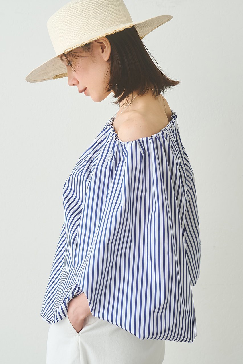 【ウィムガゼット/Whim Gazette】のタイプライターオフショルブラウス 人気、トレンドファッション・服の通販 founy(ファニー) ファッション Fashion レディースファッション Fashion for Women トップス・カットソー Cut & Sew Tops シャツ・ブラウス・オフィスカジュアル Elegant Blouses & Button-Ups おすすめ Recommended / Our Picks コーティング Coating, Coated Finish シンプル Simple, Minimal スリーブ Sleeve, Long Sleeve / Short Sleeve セットアップ Set-Up, Coordinated Outfit タイプライター Typewriter Fabric, Crisp Cotton デコルテ Décolleté, Neckline デニム Denim, Jeans Material ペーパー Paper, Kraft Paper ボトム Bottoms, Lower Wear ロング Long, Long-Length ワイド Wide, Wide Fit エレガント 上品 Elegant 新作・新入荷 New Arrivals / New In other-3|ID: prp329100004890723 ipo3291000000036549401