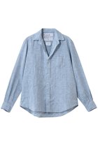 【フランク&アイリーン/Frank&Eileen】のEILEEN イタリアンリネン ハート シャツ 人気、トレンドファッション・服の通販 founy(ファニー) ファッション Fashion レディースファッション Fashion for Women トップス・カットソー Cut & Sew Tops シャツ・ブラウス・オフィスカジュアル Elegant Blouses & Button-Ups スリーブ Sleeve, Long Sleeve / Short Sleeve デニム Denim, Jeans Material フェミニン Feminine, Girly フレア Flare, Flared リネン Linen, Linen Fabric ロング Long, Long-Length 新作・新入荷 New Arrivals / New In thumbnail サックス|ID: prp329100004890724 ipo3291000000036549406
