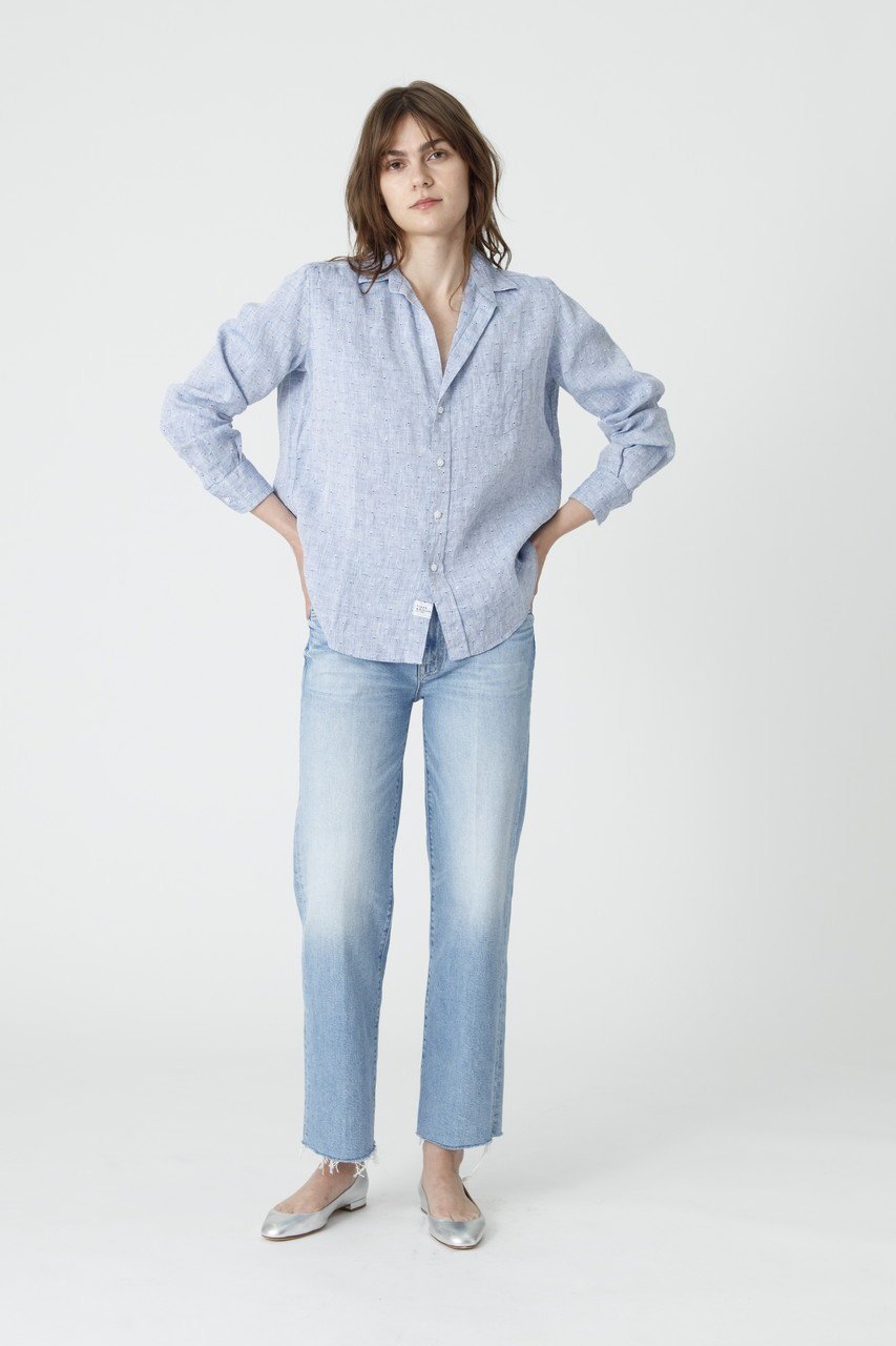 【フランク&アイリーン/Frank&Eileen】のEILEEN イタリアンリネン ハート シャツ 人気、トレンドファッション・服の通販 founy(ファニー) ファッション Fashion レディースファッション Fashion for Women トップス・カットソー Cut & Sew Tops シャツ・ブラウス・オフィスカジュアル Elegant Blouses & Button-Ups スリーブ Sleeve, Long Sleeve / Short Sleeve デニム Denim, Jeans Material フェミニン Feminine, Girly フレア Flare, Flared リネン Linen, Linen Fabric ロング Long, Long-Length 新作・新入荷 New Arrivals / New In other-6|ID: prp329100004890724 ipo3291000000036549411