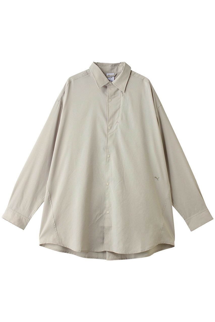 【プーマ/PUMA】の【UNISEX】【PROJECT PUMA PLUS】OVERSIZED LS SHIRT インテリア・キッズ・メンズ・レディースファッション・服の通販 founy(ファニー) 　ファッション　Fashion　レディースファッション　Fashion for Women　トップス・カットソー　Cut & Sew Tops　シャツ・ブラウス・オフィスカジュアル　Elegant Blouses & Button-Ups　ユニセックス　Unisex, Genderless　スリーブ　Sleeve, Long Sleeve / Short Sleeve　ロング　Long, Long-Length　今季　This Season, Current Season　吸水　Absorbent, Quick-Dry　新作・新入荷　New Arrivals / New In　DESERT DUST|ID: prp329100004890741 ipo3291000000036549548