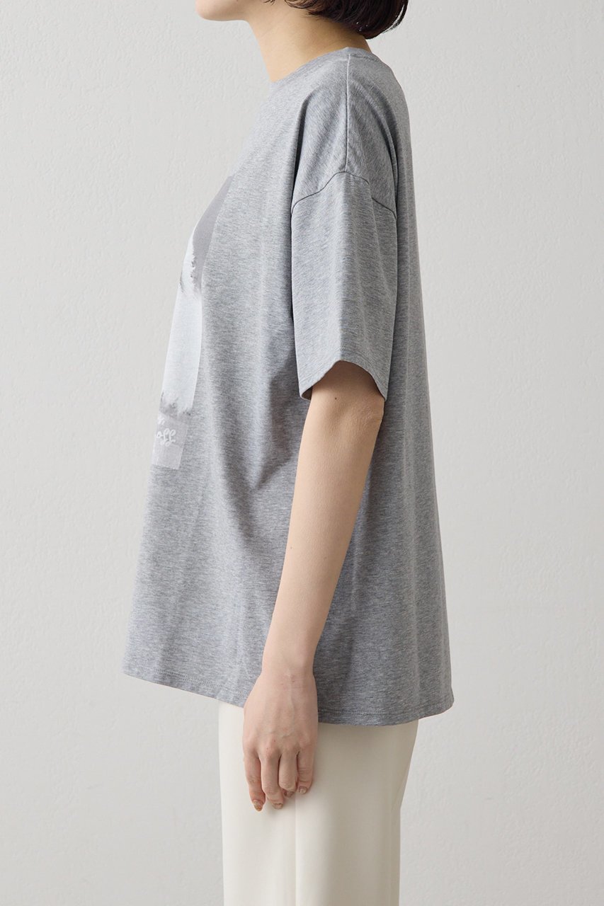 【ウィムガゼット/Whim Gazette】の【THE PAUSE】CATフォトTシャツ 人気、トレンドファッション・服の通販 founy(ファニー) 　ファッション　Fashion　レディースファッション　Fashion for Women　トップス・カットソー　Cut & Sew Tops　シャツ・ブラウス・オフィスカジュアル　Elegant Blouses & Button-Ups　ロングTシャツ・Tシャツ　Longline T-Shirts & Tees　カットソー・ベーシックTシャツ　Cut-and-Sewn Tops / Stretch Tees & Basics　おすすめ　Recommended / Our Picks　カットソー　Cut and Sewn Top　ショート　Short, Short Length　ジャケット　Jacket, Outerwear　スリーブ　Sleeve, Long Sleeve / Short Sleeve　プリント　Print, Printed Pattern　ボトム　Bottoms, Lower Wear　半袖　Short Sleeve, Half Sleeve　新作・新入荷　New Arrivals / New In　other-7|ID: prp329100004890753 ipo3291000000036549674