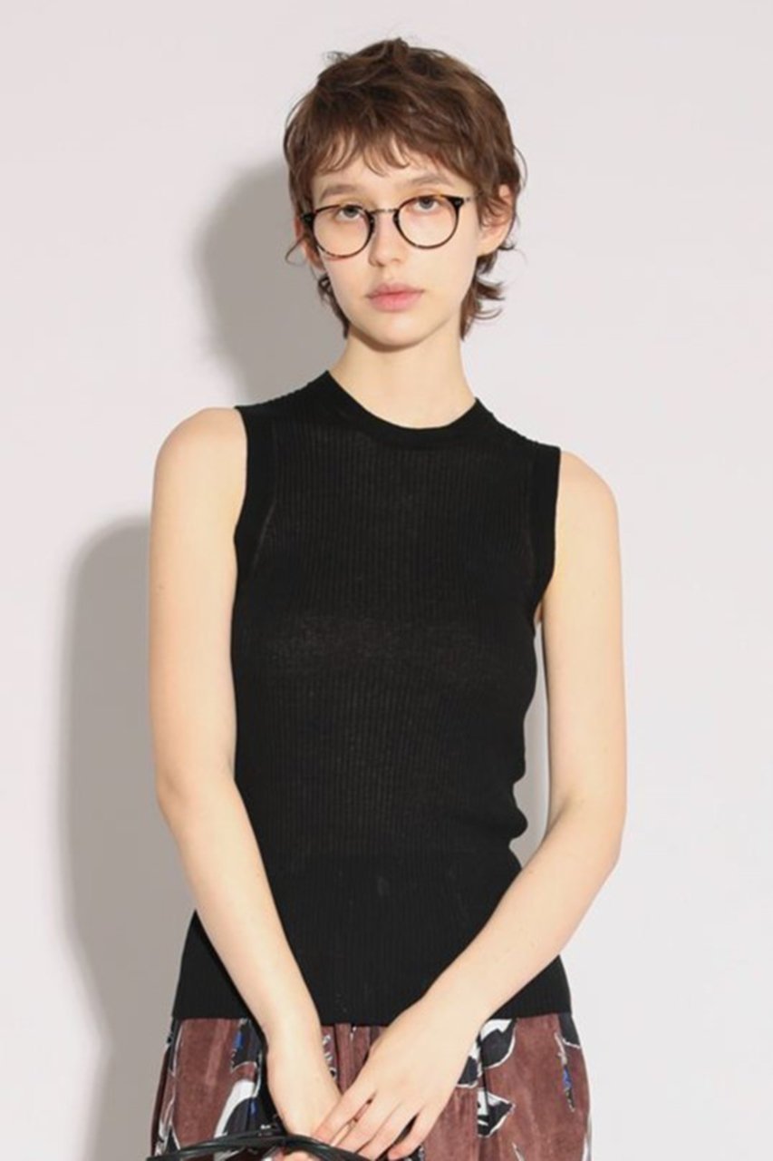 【サクラ/SACRA】のファインツイストコットンリネンリブタンクトップ 人気、トレンドファッション・服の通販 founy(ファニー) 　ファッション　Fashion　レディースファッション　Fashion for Women　トップス・カットソー　Cut & Sew Tops　キャミソール&ノースリーブ　Camisoles & Sleeveless Tops　シャツ・ブラウス・オフィスカジュアル　Elegant Blouses & Button-Ups　ロングTシャツ・Tシャツ　Longline T-Shirts & Tees　カットソー・ベーシックTシャツ　Cut-and-Sewn Tops / Stretch Tees & Basics　アメリカン　American Style　インナー　Innerwear　キャミソール　Camisole, Spaghetti Strap Top　コンパクト　Compact, Small Size　サマー　Summer, Summer Style　スリーブ　Sleeve, Long Sleeve / Short Sleeve　タンク　Tank Top, Sleeveless Top　ノースリーブ　Sleeveless, No-Sleeve　リラックス　Relax, Relaxed Fit　夏　Summer　新作・新入荷　New Arrivals / New In　other-8|ID: prp329100004890755 ipo3291000000036549706