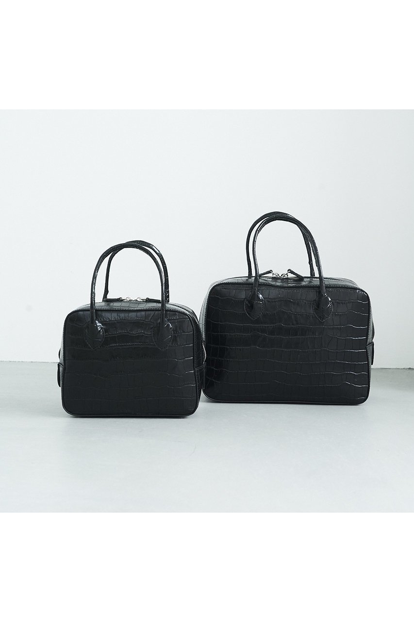 【メゾンカナウ/MAISON CANAU】のCROCO BOX-BOSTON(M) 人気、トレンドファッション・服の通販 founy(ファニー) 　ファッション　Fashion　レディースファッション　Fashion for Women　バッグ　Bags　アクリル　Acrylic Material　イタリア　Italy　インナー　Innerwear　エレガント 上品　Elegant　コーティング　Coating, Coated Finish　なめらか　Smooth, Silky Texture　other-2|ID: prp329100004890761 ipo3291000000036553859