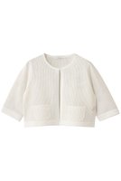 【アナイ/ANAYI】のサマーメッシュショートカーディガン 人気、トレンドファッション・服の通販 founy(ファニー) ファッション Fashion レディースファッション Fashion for Women トップス・カットソー Cut & Sew Tops ニット Knit Tops & Sweaters カーディガン・羽織り Layered Style Cardigans カーディガン Cardigan, Knitwear サマー Summer, Summer Style ショート Short, Short Length シンプル Simple, Minimal センター Center, Center Line ファブリック Fabric, Textile メッシュ Mesh, Net Fabric エレガント 上品 Elegant 今夏 This Summer 夏 Summer |ID:prp329100004890773