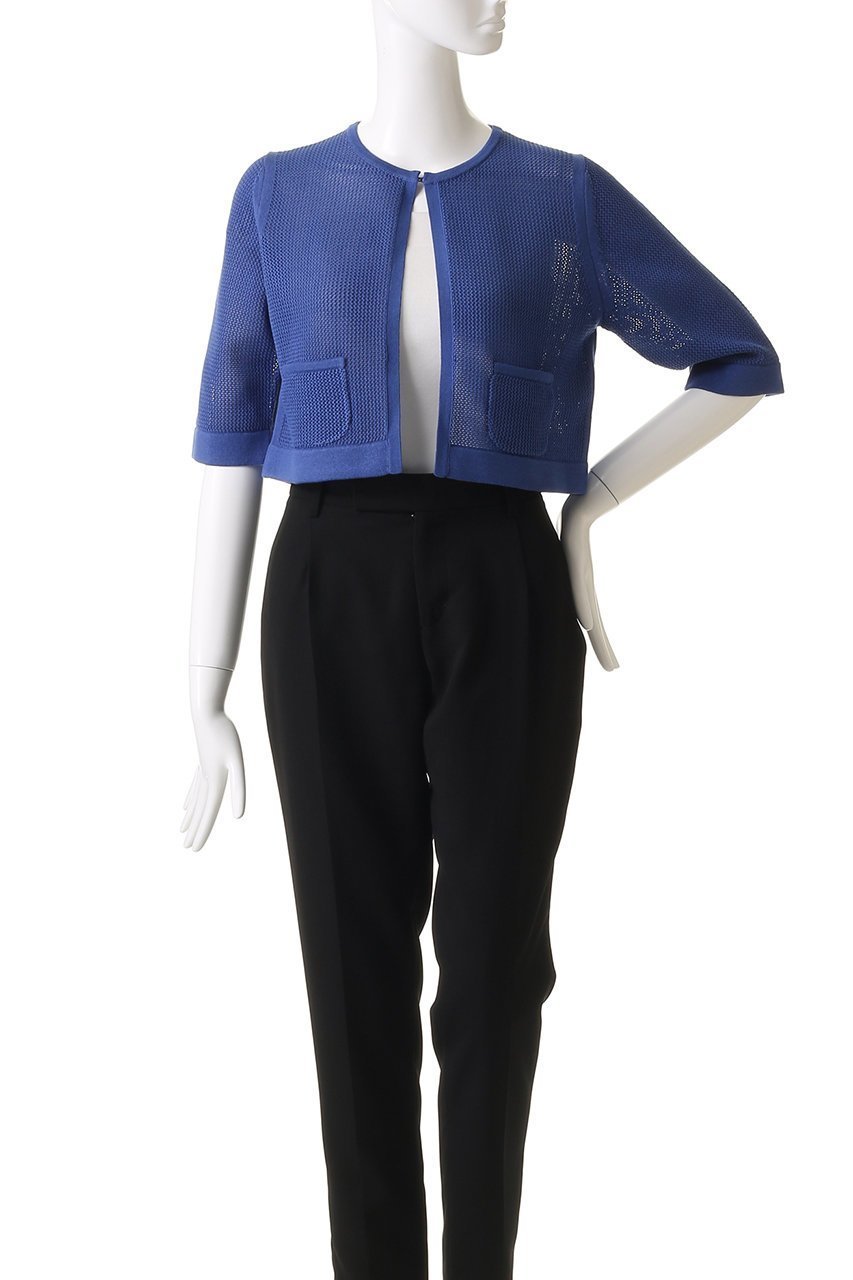 【アナイ/ANAYI】のサマーメッシュショートカーディガン 人気、トレンドファッション・服の通販 founy(ファニー) ファッション Fashion レディースファッション Fashion for Women トップス・カットソー Cut & Sew Tops ニット Knit Tops & Sweaters カーディガン・羽織り Layered Style Cardigans カーディガン Cardigan, Knitwear サマー Summer, Summer Style ショート Short, Short Length シンプル Simple, Minimal センター Center, Center Line ファブリック Fabric, Textile メッシュ Mesh, Net Fabric エレガント 上品 Elegant 今夏 This Summer 夏 Summer other-2|ID: prp329100004890773 ipo3291000000036554048