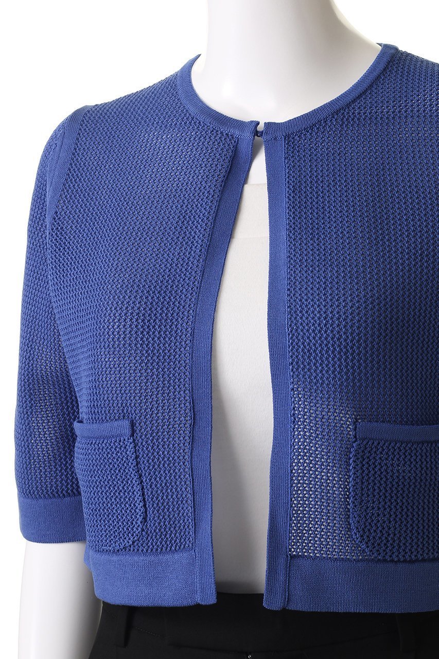 【アナイ/ANAYI】のサマーメッシュショートカーディガン 人気、トレンドファッション・服の通販 founy(ファニー) ファッション Fashion レディースファッション Fashion for Women トップス・カットソー Cut & Sew Tops ニット Knit Tops & Sweaters カーディガン・羽織り Layered Style Cardigans カーディガン Cardigan, Knitwear サマー Summer, Summer Style ショート Short, Short Length シンプル Simple, Minimal センター Center, Center Line ファブリック Fabric, Textile メッシュ Mesh, Net Fabric エレガント 上品 Elegant 今夏 This Summer 夏 Summer other-5|ID: prp329100004890773 ipo3291000000036554057