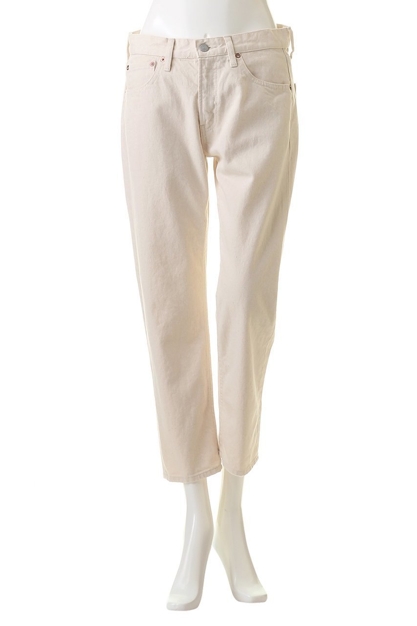 【ミズイロ インド/mizuiro ind】の4/5レングスホワイトデニム 人気、トレンドファッション・服の通販 founy(ファニー) 　ファッション　Fashion　レディースファッション　Fashion for Women　パンツ　Pants & Trousers　デニムパンツ・ジーンズ・美脚デニム　Denim Jeans & Pants　デニム　Denim, Jeans Material　エレガント 上品　Elegant　other-2|ID: prp329100004890781 ipo3291000000036554097