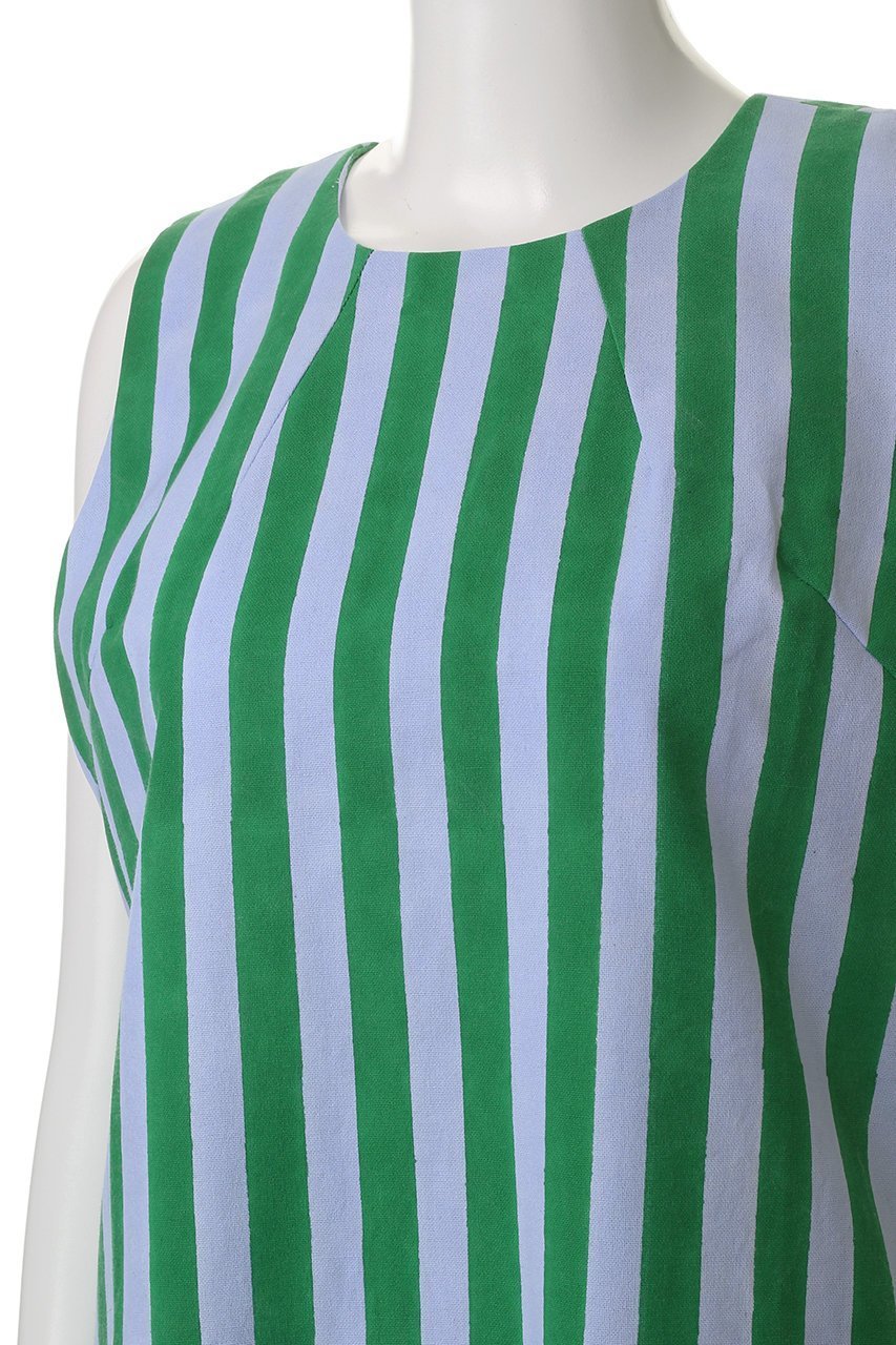 【エスゼット ブロックプリント/SZ Blockprints】の【日本限定】RINA DRESS THICK STRIPE ノースリーブワンピース 人気、トレンドファッション・服の通販 founy(ファニー) 　ファッション　Fashion　レディースファッション　Fashion for Women　ワンピース　Dresses　フォーマル・パーティードレス・結婚式用ドレス　Elegant & Casual Dresses　チュニック　Tunic Tops & Dresses　オケージョン　Occasion Wear　シューズ　Shoes, Footwear　スタイリッシュ　Stylish, Fashionable　ストライプ　Stripe, Striped Pattern　ストレート　Straight, Straight Cut　チュニック　Tunic, Long Top　ノースリーブ　Sleeveless, No-Sleeve　夏　Summer　other-5|ID: prp329100004890787 ipo3291000000036554136