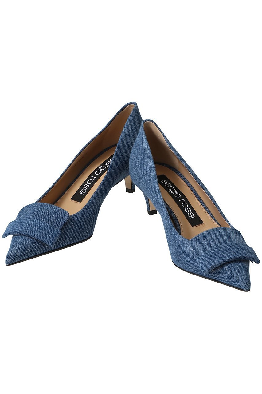 【セルジオ ロッシ/SERGIO ROSSI】のsr1 パンプス 人気、トレンドファッション・服の通販 founy(ファニー) ファッション Fashion レディースファッション Fashion for Women コレクション Collection, Seasonal Line デニム Denim, Jeans Material プレート Plate, Dish メタル Metal, Metal Parts other-5|ID: prp329100004890832 ipo3291000000036554790