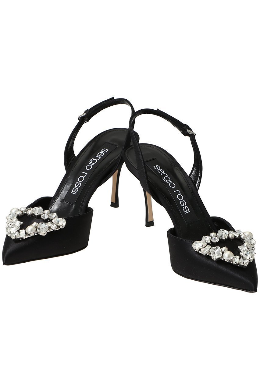 【セルジオ ロッシ/SERGIO ROSSI】のsrGODIVA PRECIOUS スリングバック 人気、トレンドファッション・服の通販 founy(ファニー) ファッション Fashion レディースファッション Fashion for Women バッグ Bags アンクル Ankle-Length Design クリスタル Crystal, Swarovski シェイプ Shape, Slim Fit シルク Silk, 100% Silk トライアングル Triangle, Triangular Shape パール Pearl, Pearl Accent モチーフ Motif, Design Theme ラグジュアリー Luxury, Elegant ラップ Wrap, Wrap Design other-5|ID: prp329100004890835 ipo3291000000036554818