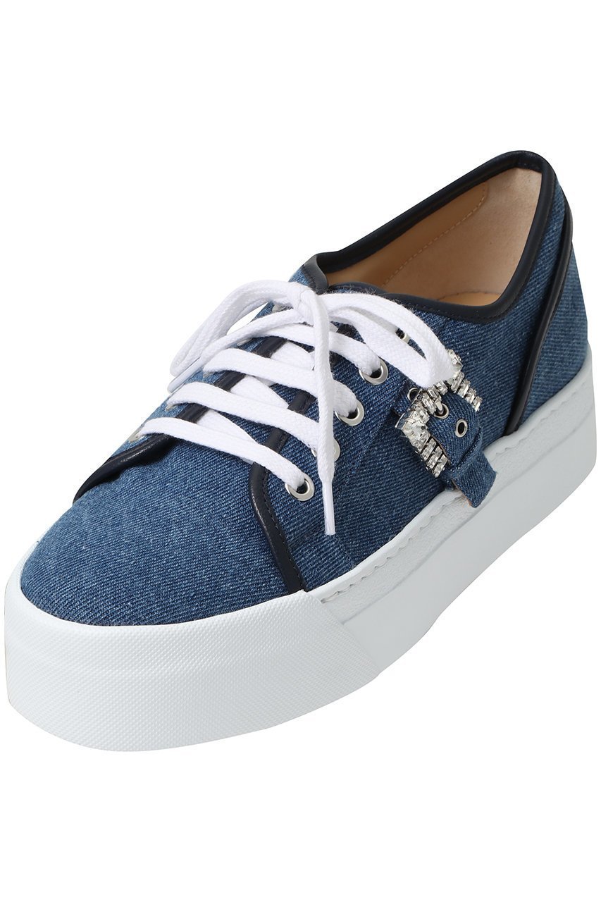 【セルジオ ロッシ/SERGIO ROSSI】のsrTWENTY BUCKLE スニーカー 人気、トレンドファッション・服の通販 founy(ファニー) ファッション Fashion レディースファッション Fashion for Women クリスタル Crystal, Swarovski スニーカー Sneakers, Trainers デニム Denim, Jeans Material パイピング Piping, Trim Design リュクス Luxury, Elegant, High-End, Chic other-1|ID: prp329100004890846 ipo3291000000036555027