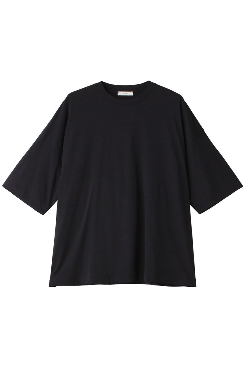 【エイトン/ATON】の50/- ORGANIC FRESCA オーバーサイズ Tシャツ インテリア・キッズ・メンズ・レディースファッション・服の通販 founy(ファニー) 　ファッション　Fashion　レディースファッション　Fashion for Women　トップス・カットソー　Cut & Sew Tops　シャツ・ブラウス・オフィスカジュアル　Elegant Blouses & Button-Ups　ロングTシャツ・Tシャツ　Longline T-Shirts & Tees　カットソー・ベーシックTシャツ　Cut-and-Sewn Tops / Stretch Tees & Basics　インド　Indian Textile　ショート　Short, Short Length　スリーブ　Sleeve, Long Sleeve / Short Sleeve　ボトム　Bottoms, Lower Wear　メンズ　Men's, Menswear　定番　Standard, Basic Item　ネイビー|ID: prp329100004890862 ipo3291000000036555368
